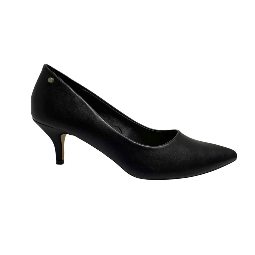 Chelsee Girl kitten heels pumps size 8 US black low heel shoes